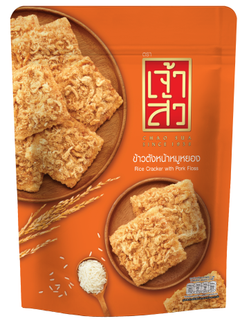 Rice Cracker with Pork Floss