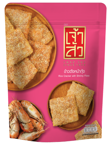 Rice Cracker with Shrimp Floss