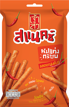 เจ้าสัว หมูแท่งกรอบ รสฮอท & สไปซี่ 70 กรัม