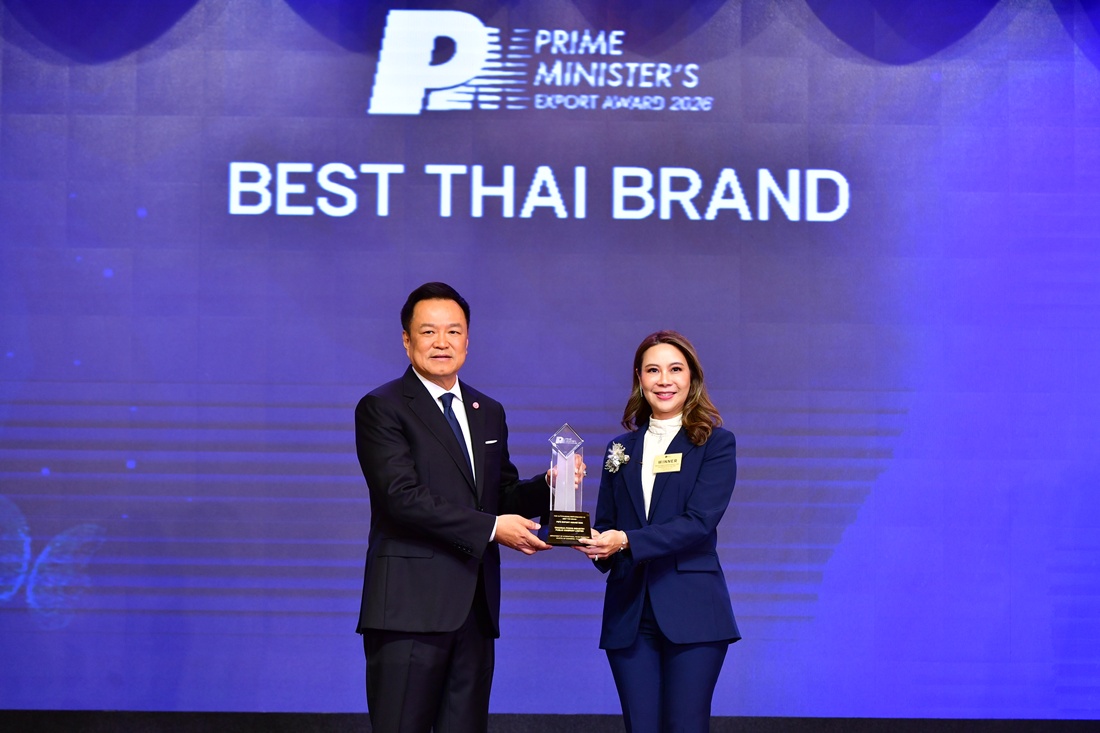 “เจ้าสัว” คว้า 2 รางวัล Prime Minister’s Export Award 2026 ตอกย้ำศักยภาพแบรนด์ไทยบนเวทีโลก 